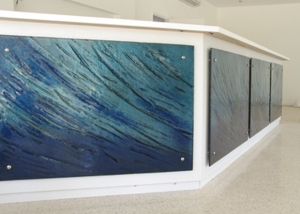 Ocean theme Glass Panel