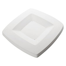 round edge square platter