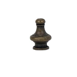 large pyramid brass finial