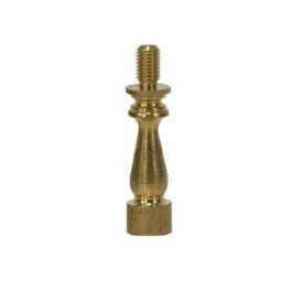 brass shade riser with threaded ends