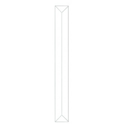 diagram of rectangular pencil bevel