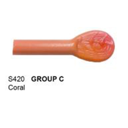 coral moretti rod with pressed end