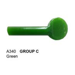 green moretti rod with pressed end