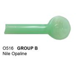 opaline green moretti rod with pressed end