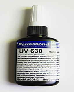 UV630 adhesive in squeeze bottle
