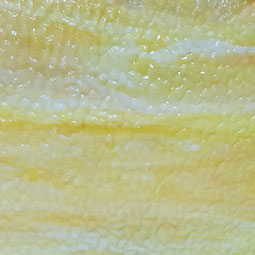Mimosa/White/Lemon Orange textured glass