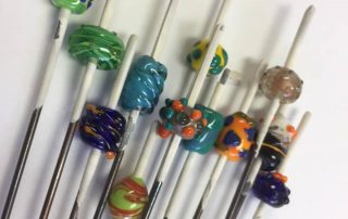 glass beads on mandrils