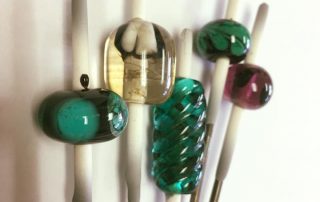 glass beads on mandrils
