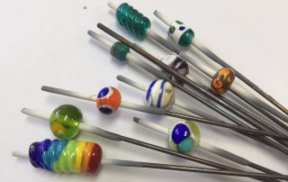 glass beads on mandrils