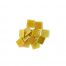 yellow orange pearl iridescent glass mosaic tiles pile