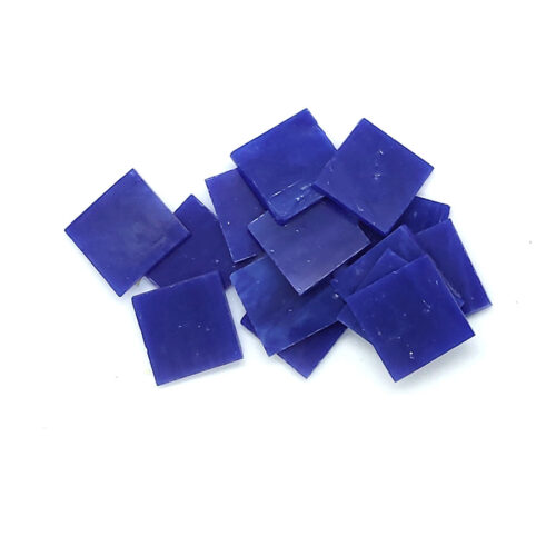 dark blue vision glass mosaic tiles in pile