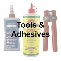 mosaic tools and adhesives