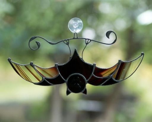 halloween ideas glass art