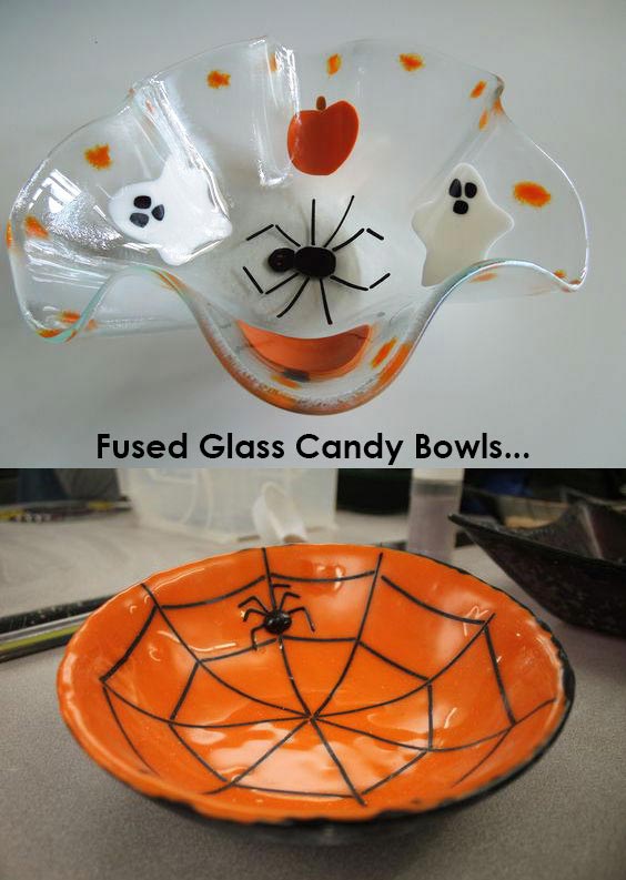 halloween ideas glass art