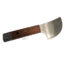 lead knife with wooden handle