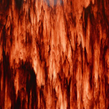 copper red glass streaky vision