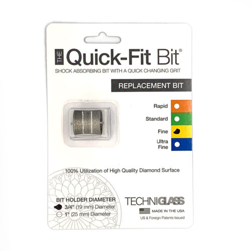 find 3/4inch quick fit bit for the grinder by techniglass in packet