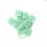 light green pearl iridescent glass mosaic tiles pile