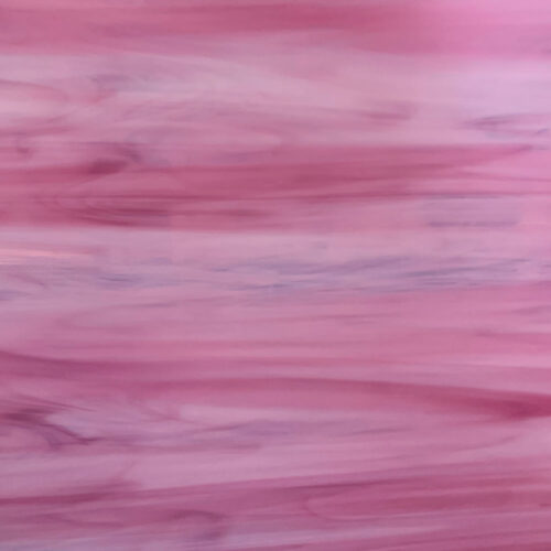pink and white streaky glass