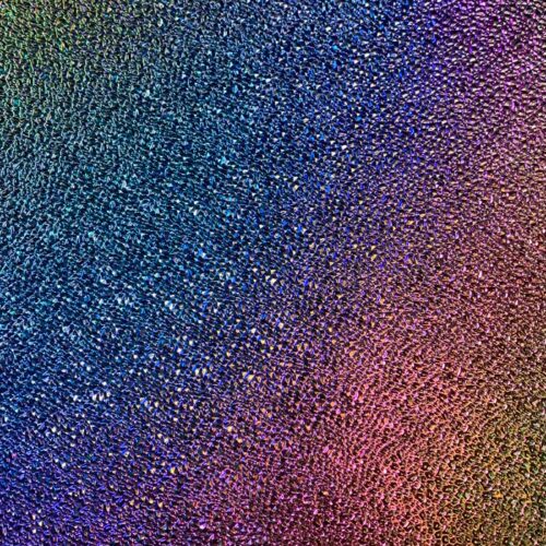 rainbow glass with dew drop texture