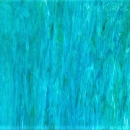 blue and green streaky glass sheet