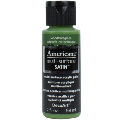 woodland green colour decoart multisurface paint in bottle