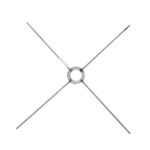 lamp spider in steel with four prongs