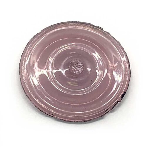 Amethyst coloured glass circle