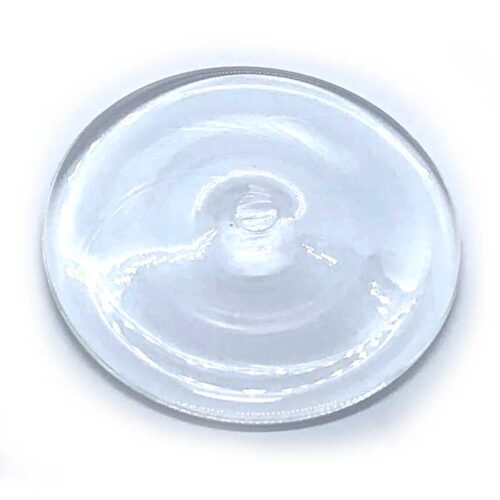 clear glass circle