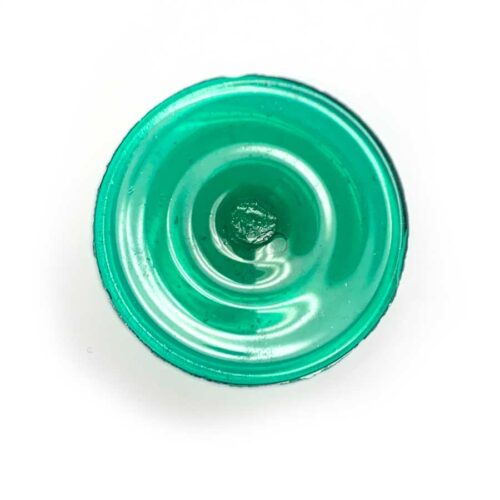 sea green glass rondel