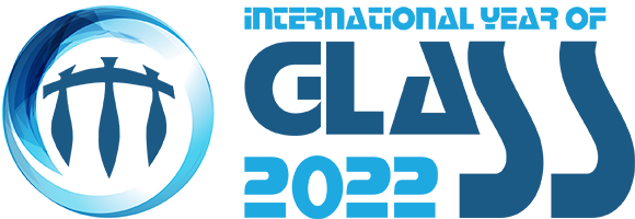international year of glass 2022 logo