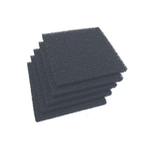 5 charcoal square filters