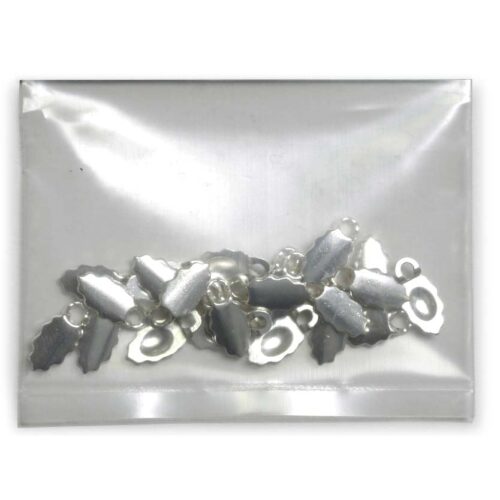 F484321 - Silver Jewellery Earring Bails Small - Image 2