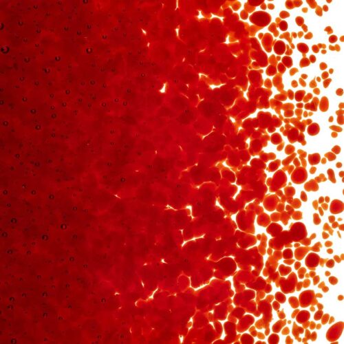 BEF1122 - COE 90 Red Transparent Frit - Image 2